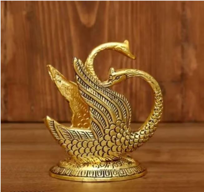 Shiv Tarak Creations Metal Swan Napkin Holder